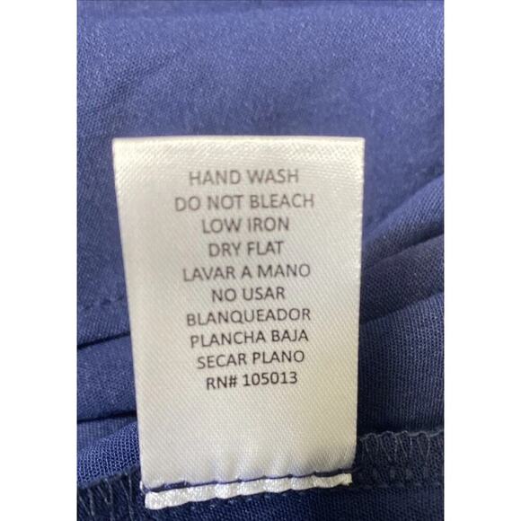 Andree By Unit Navy Ruffle Sleeve Top Women’s Plus Size 3X NWT - Picture 6 of 6